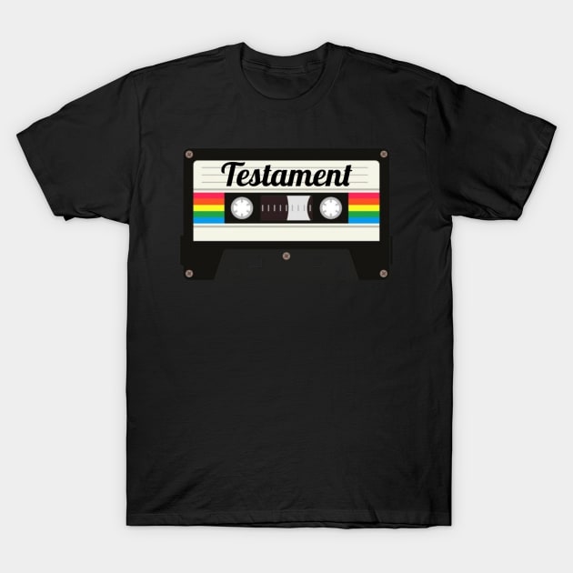 Testament / Cassette Tape Style T-Shirt by GengluStore